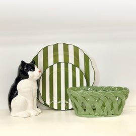 OPJET PARIS Basket Rectangle Ceramic 25cm