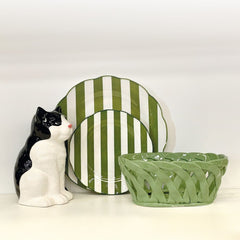 OPJET PARIS Basket Rectangle Ceramic 25cm