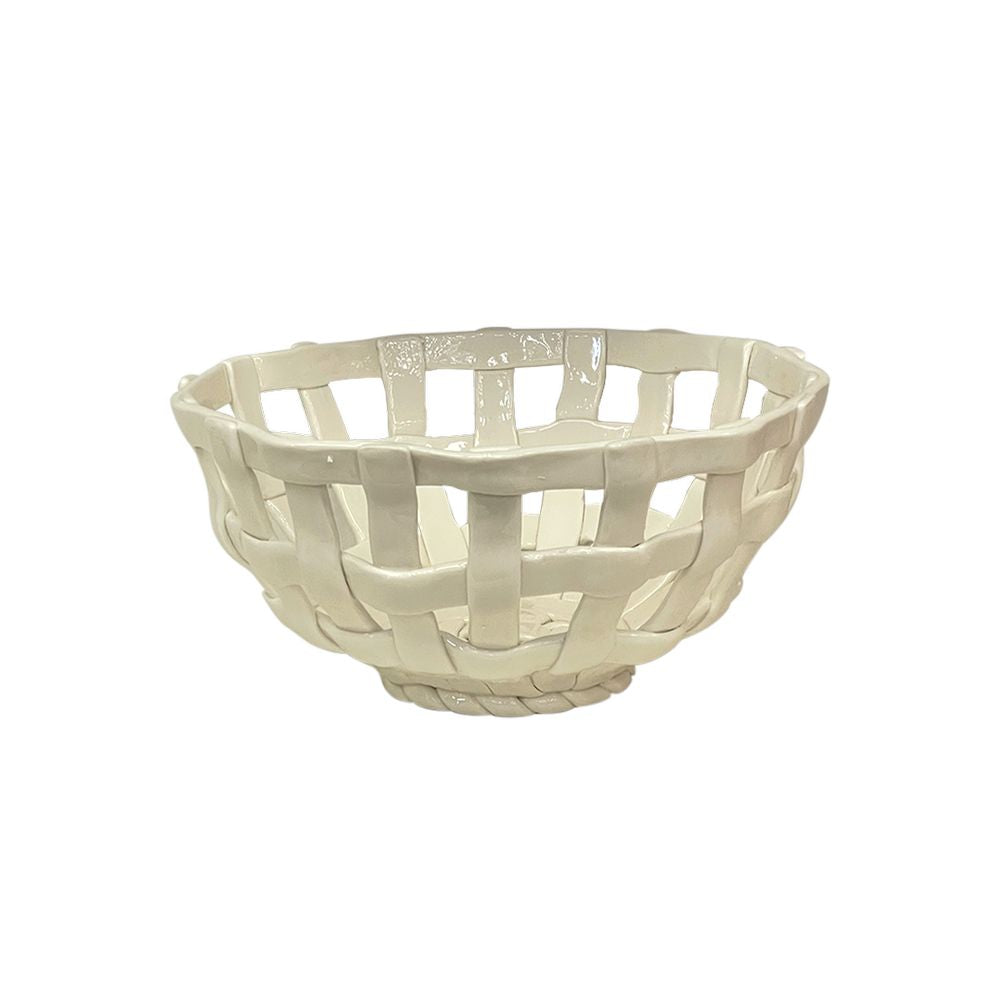 OPJET PARIS Basket Round Ceramic 11cm