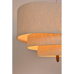 MARKET SET Suspension Light Pebble Fabric 78cm