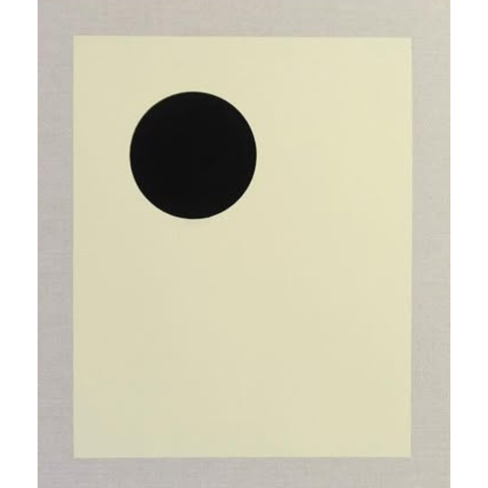 73 - Unnar Ari Baldvinsson, "Eilíf hringrás", Akríl og Flashé á hörstriga, 50x60cm, 2024.