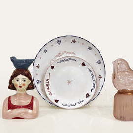 OPJET PARIS Set Of 4 Flat Plates 27cm