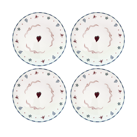 OPJET PARIS Set Of 4 Flat Plates 27cm