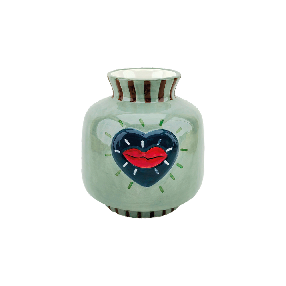 OPJET PARIS Heart-Shaped Vase 14cm