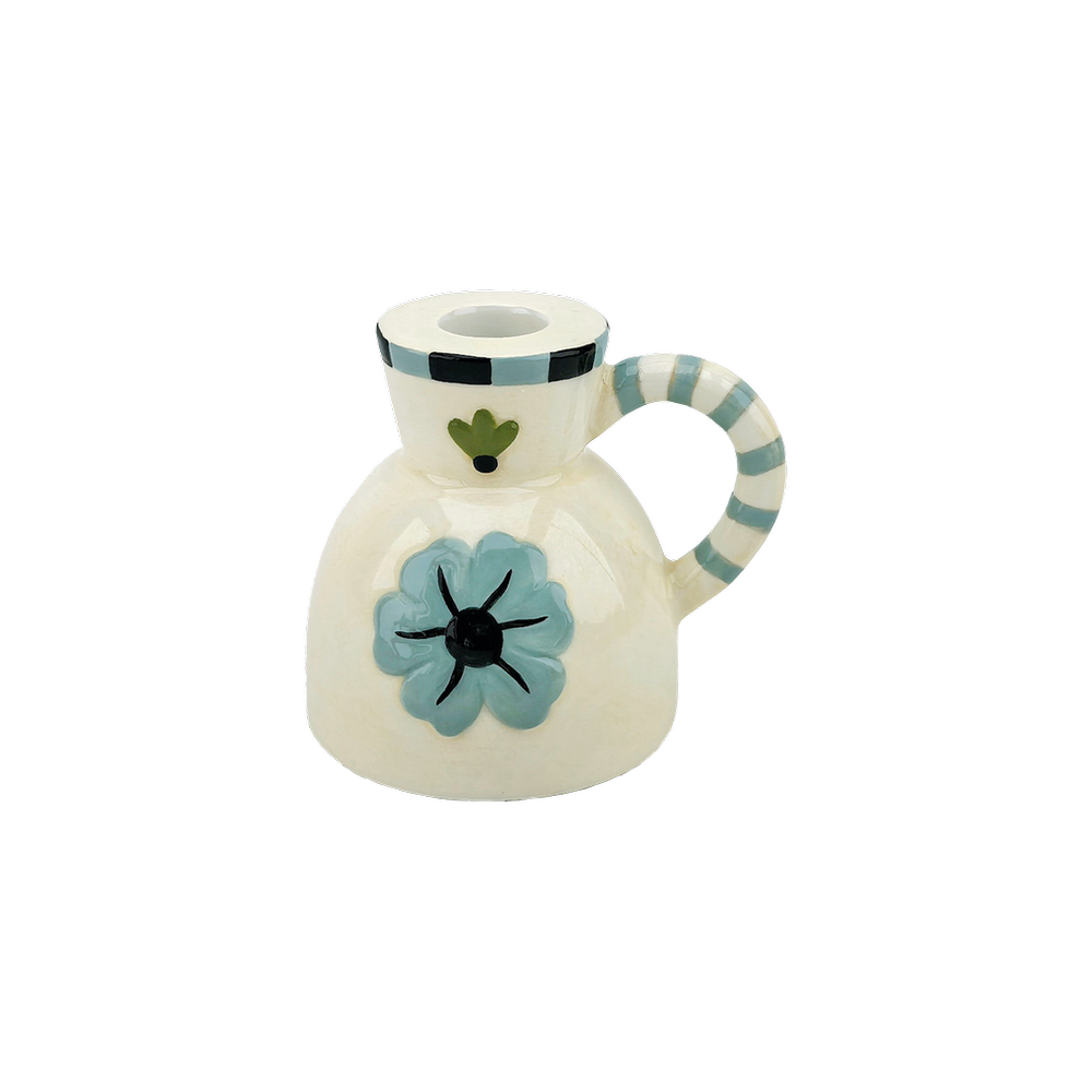 OPJET PARIS Candle Holder Yoshi Blue 9cm