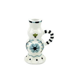 OPJET PARIS Candle Holder Yoshi Blue 13cm