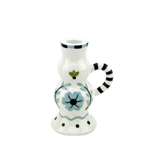 OPJET PARIS Candle Holder Yoshi Blue 13cm