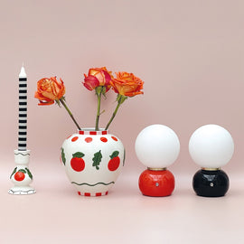 OPJET PARIS Candlestick Orange 12cm