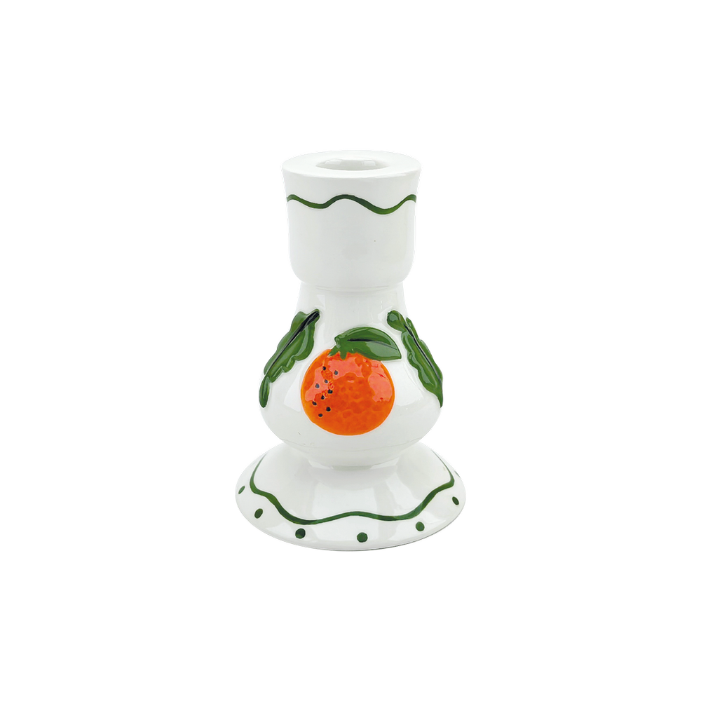 OPJET PARIS Candlestick Orange 12cm