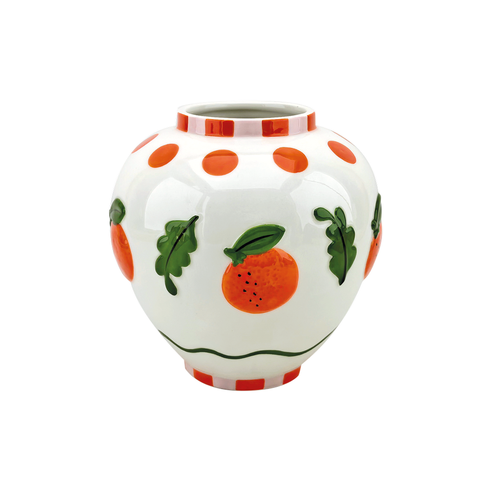 OPJET PARIS Orange Vase 18cm