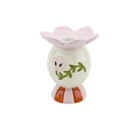 OPJET PARIS Flower Candle Holder Pink 11cm