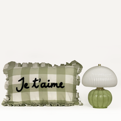 OPJET PARIS Cushion Checkered 30x50cm