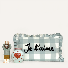 OPJET PARIS Cushion Checkered 30x50cm