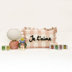 OPJET PARIS Cushion Checkered 30x50cm