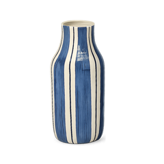 OPJET PARIS Striped Vase Giulia Dark Blue