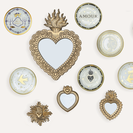 OPJET PARIS Glass Plate Golden
