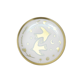 OPJET PARIS Glass Plate Gold Bird