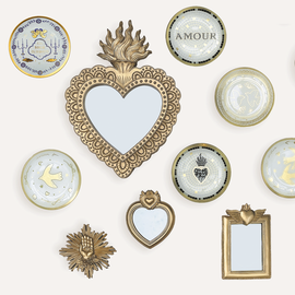 OPJET PARIS Glass Plate Love Mosaic
