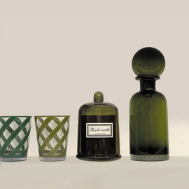 OPJET PARIS Medium Bell Candle Mint Tea 15cm