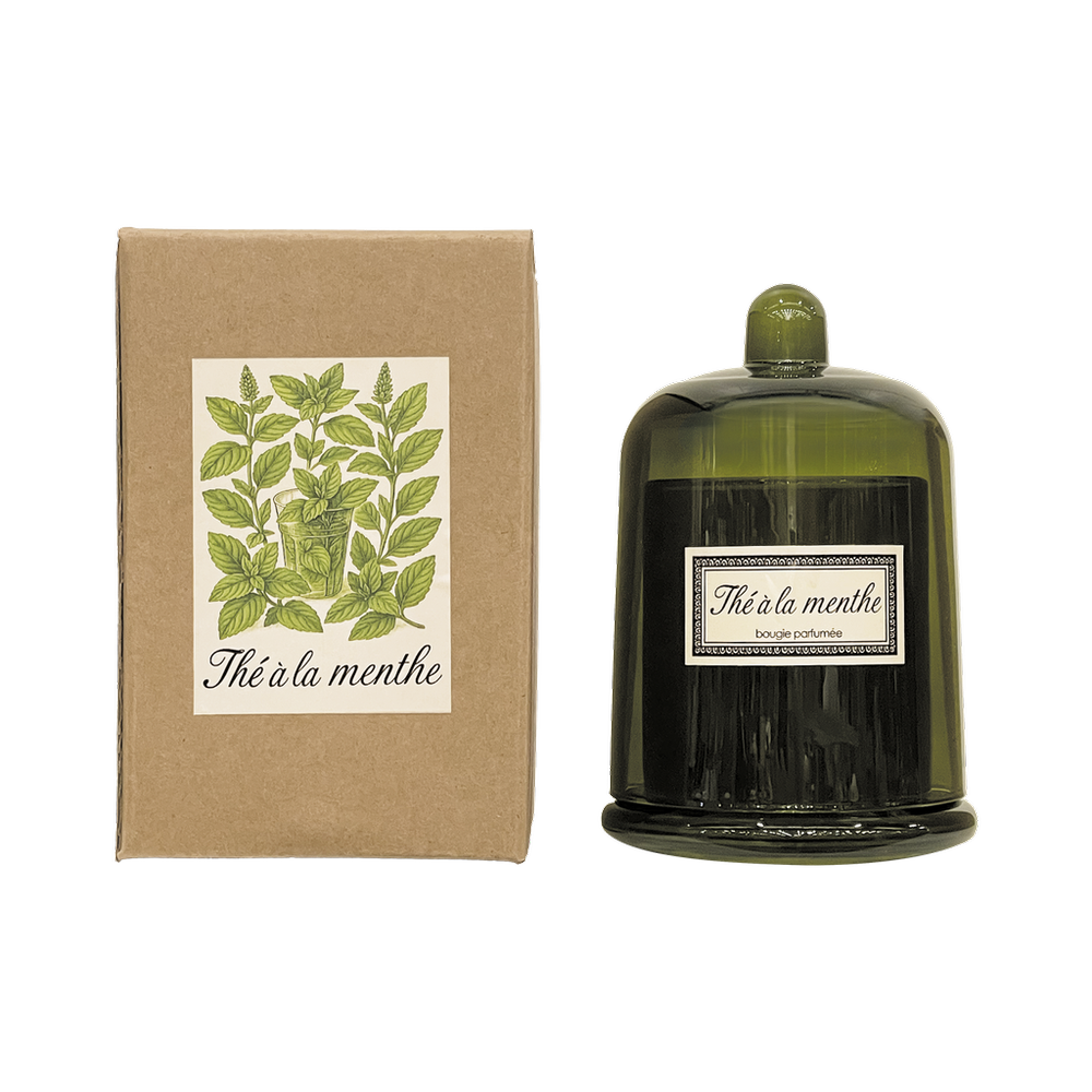 OPJET PARIS Medium Bell Candle Mint Tea 15cm
