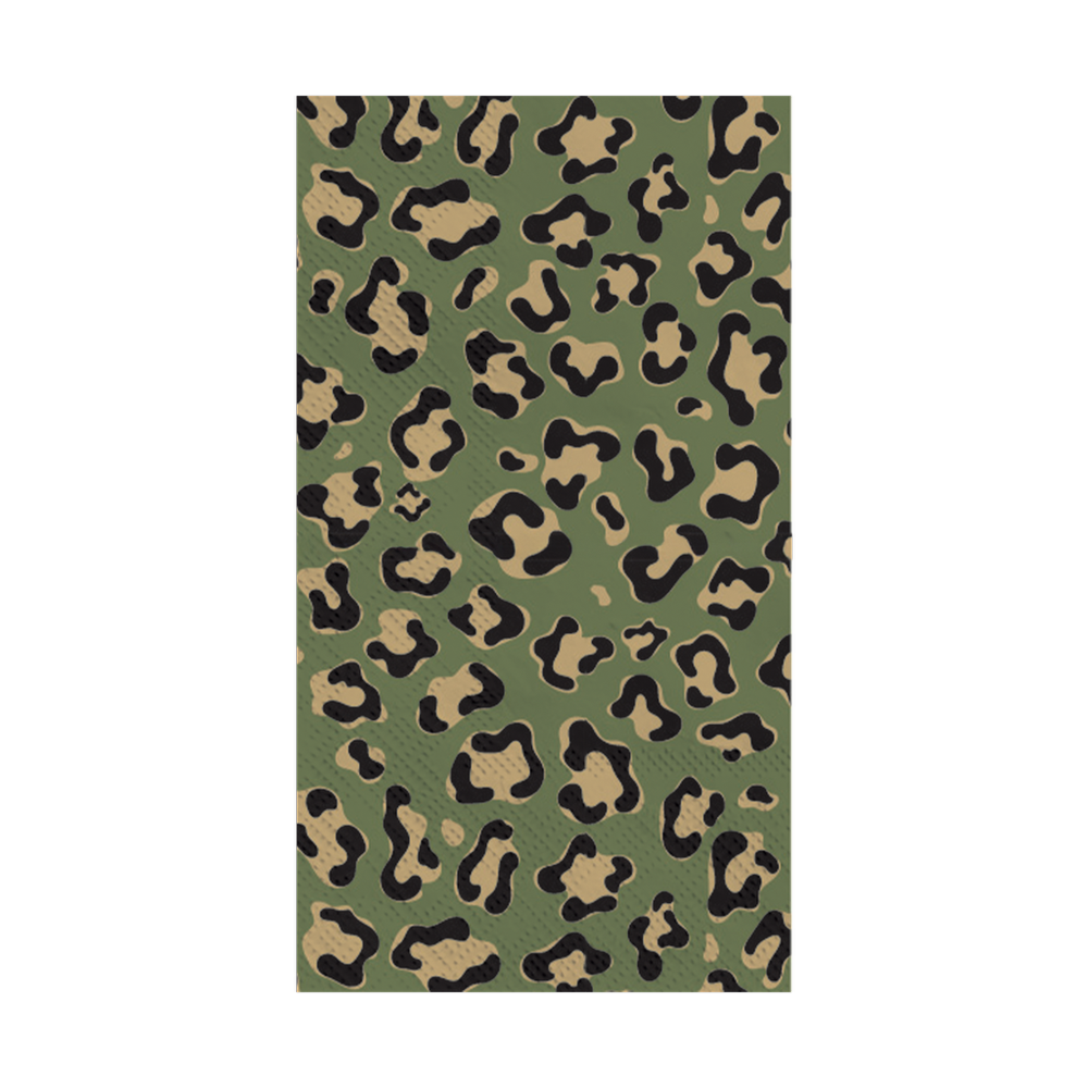 OPJET PARIS Rectangular Paper Napkins Leopard Print x15