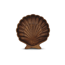 OPJET PARIS Wooden Shell Shaped Bowl 20cm