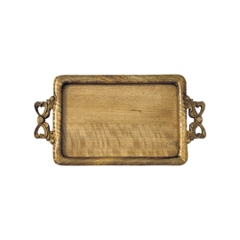 OPJET PARIS Tray With Natural Knot 38cm