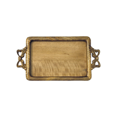 OPJET PARIS Tray With Natural Knot 38cm