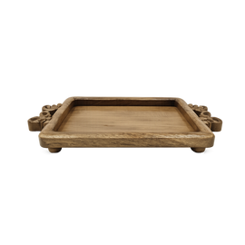 OPJET PARIS Tray With Natural Knot 38cm
