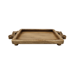 OPJET PARIS Tray With Natural Knot 38cm
