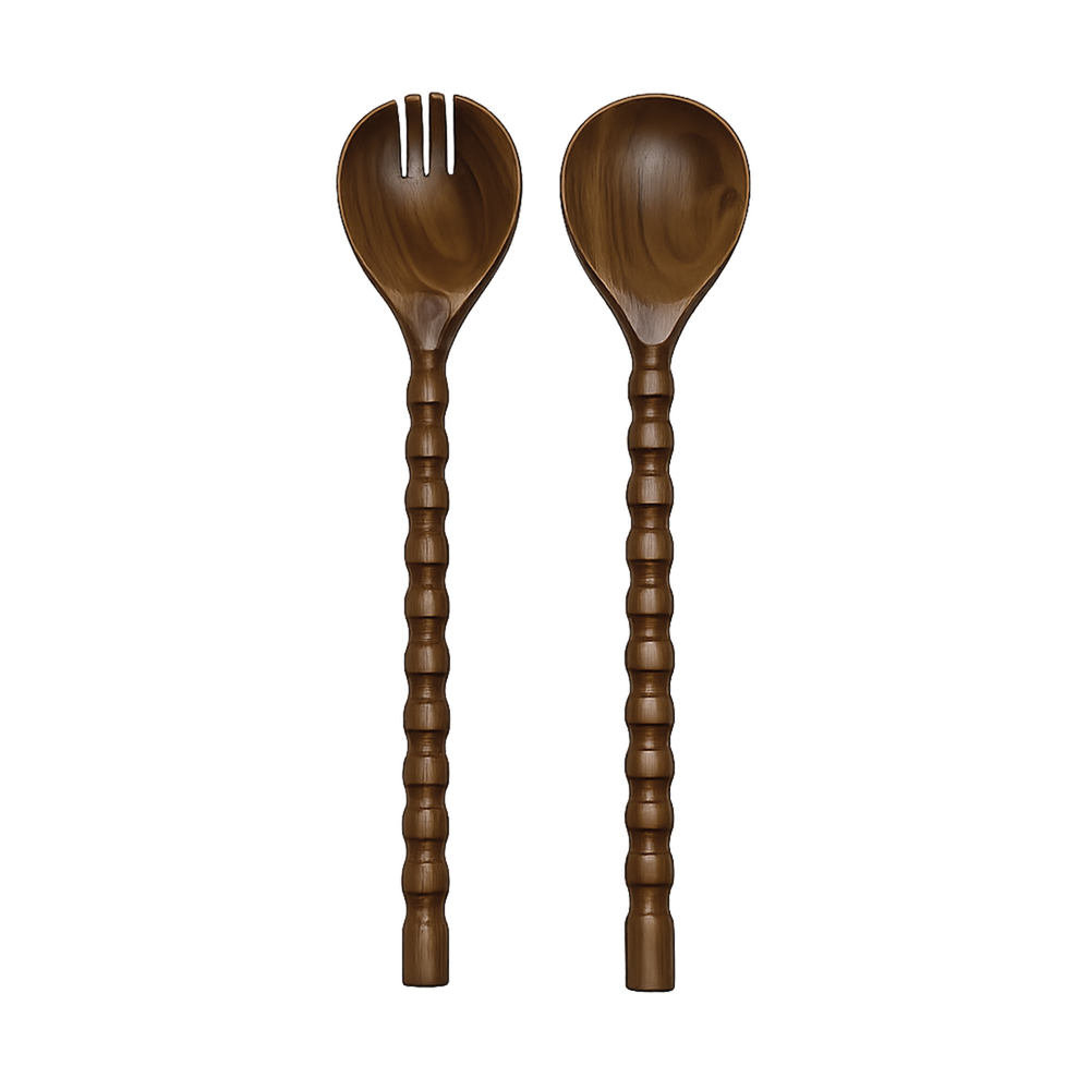 OPJET PARIS Wooden Salad Servers Anna 30cm