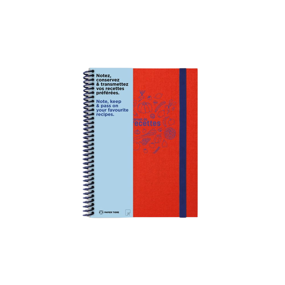 PAPIER TIGRE Recipe Notebook