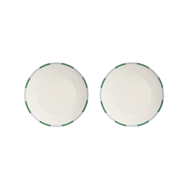 &KLEVERING Set Of 2 Large Plates Bliss Green