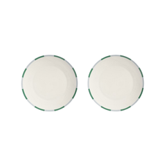 &KLEVERING Set Of 2 Large Plates Bliss Green