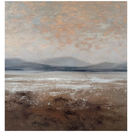 111 - Ingibjörg Dalberg, "Á fjöllum", Olía á striga, 40x40cm, 2025.