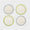 &KLEVERING Set Of 4 Plates Folk Medium