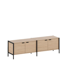 TIPTOE Shelf Unit With Drawers H50xW164cm