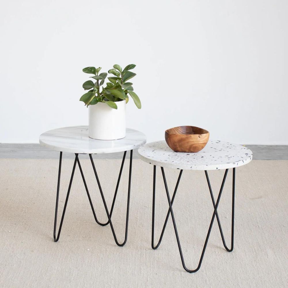FURNIFIED Side Table Kay Terrazzo 40cm – laboutiquedesign.is