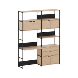 TIPTOE Shelf Unit Desk H215xW164cm