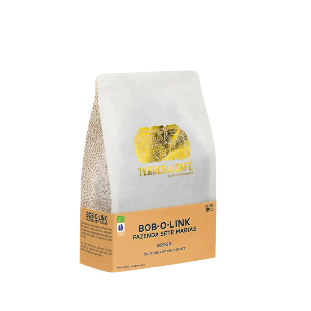 TERRES DE CAFÉ Coffee Bob-O-Link Organic 250G