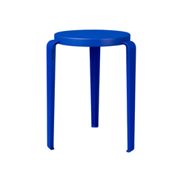 TIPTOE X KLEIN BLUE Stool Lou Painted Oak Steel Legs 45cm