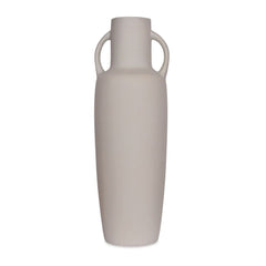 OPJET PARIS Ceramic Vase Long Pebble Textured White 38cm