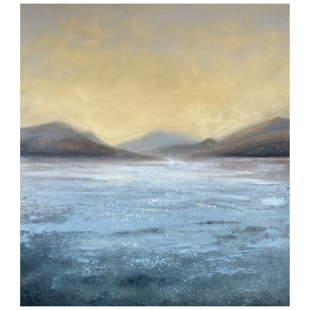 109 - Ingibjörg Dalberg, "Lágnætti", Olía á striga, 80x70cm, 2025.