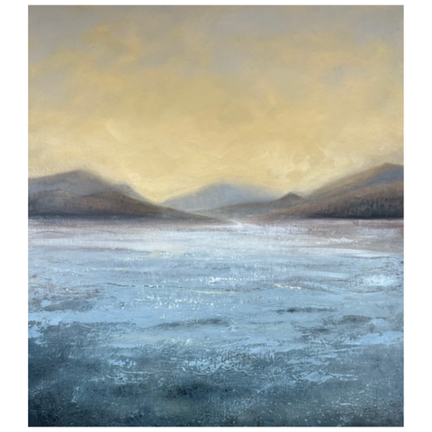 109 - Ingibjörg Dalberg, "Lágnætti", Olía á striga, 80x70cm, 2025.