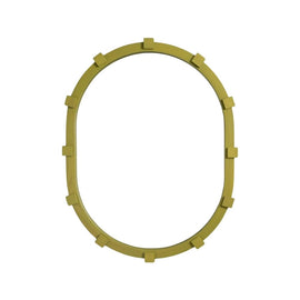 &KLEVERING Mirror Chunk Oval Green 51cm