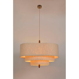 MARKET SET Suspension Light Pebble Fabric 78cm
