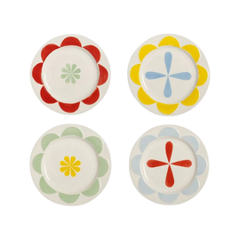 &KLEVERING Set Of 4 Plates Folk Small
