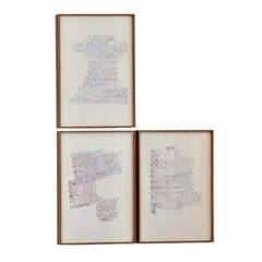 63 - Ragnhildur Weisshappel, "Sykurmolateikning", Teikning, 60x42.5cm, 2024.