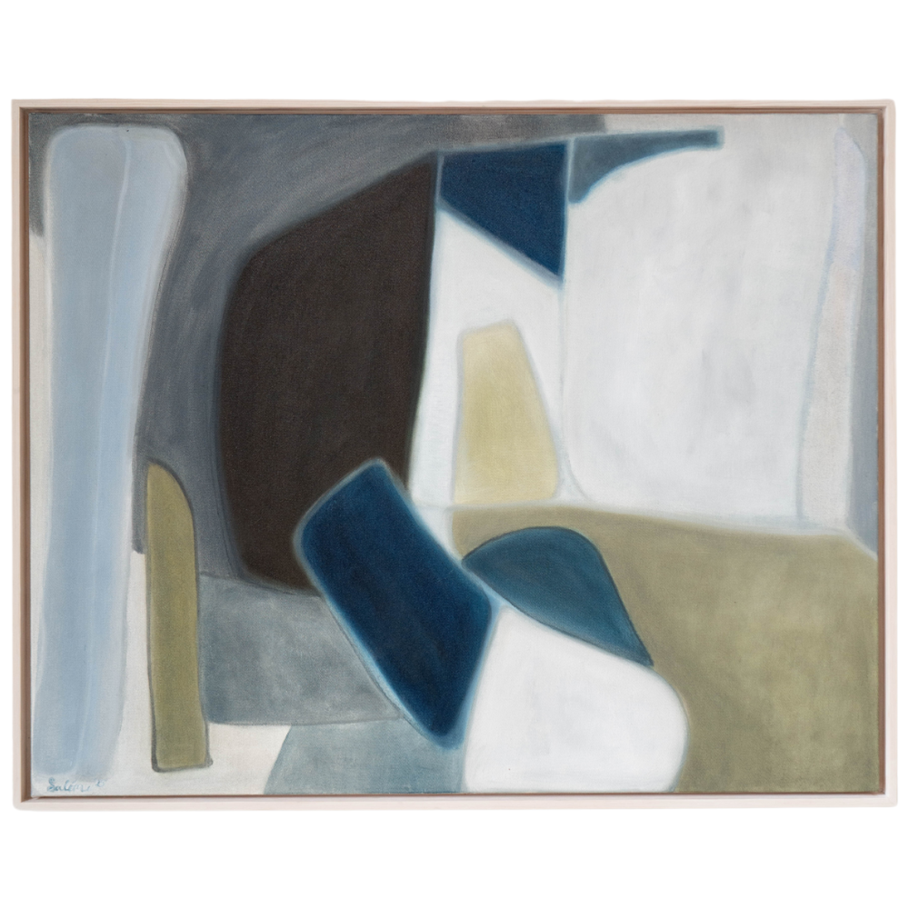 75 - Salóme Hollanders, "það sést í jökulinn héðan", Olía á striga, 60x75cm, 2025.