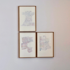 63 - Ragnhildur Weisshappel, "Sykurmolateikning", Teikning, 60x42.5cm, 2024.